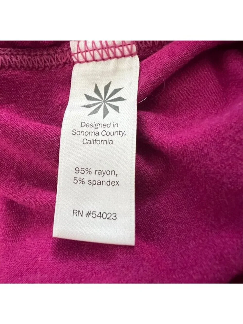 Vtg Athleta Pink Drawstring Beach Vacation Euro Summer Travel Midi M Athleisure - Picture 7 of 12
